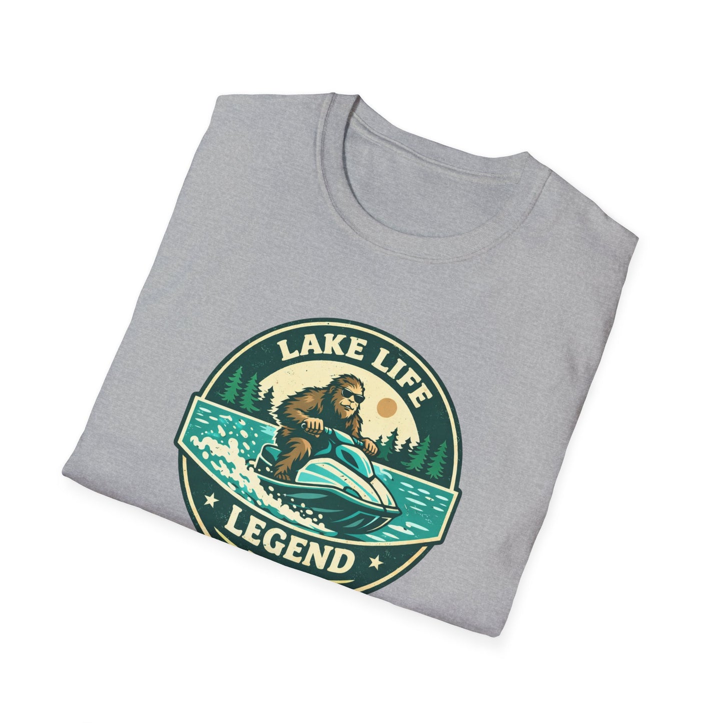Bigfoot Jetski Lake Life T-Shirt