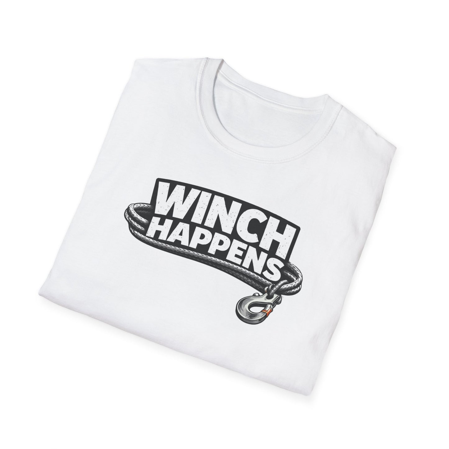 Winch Happens typography T-Shirt