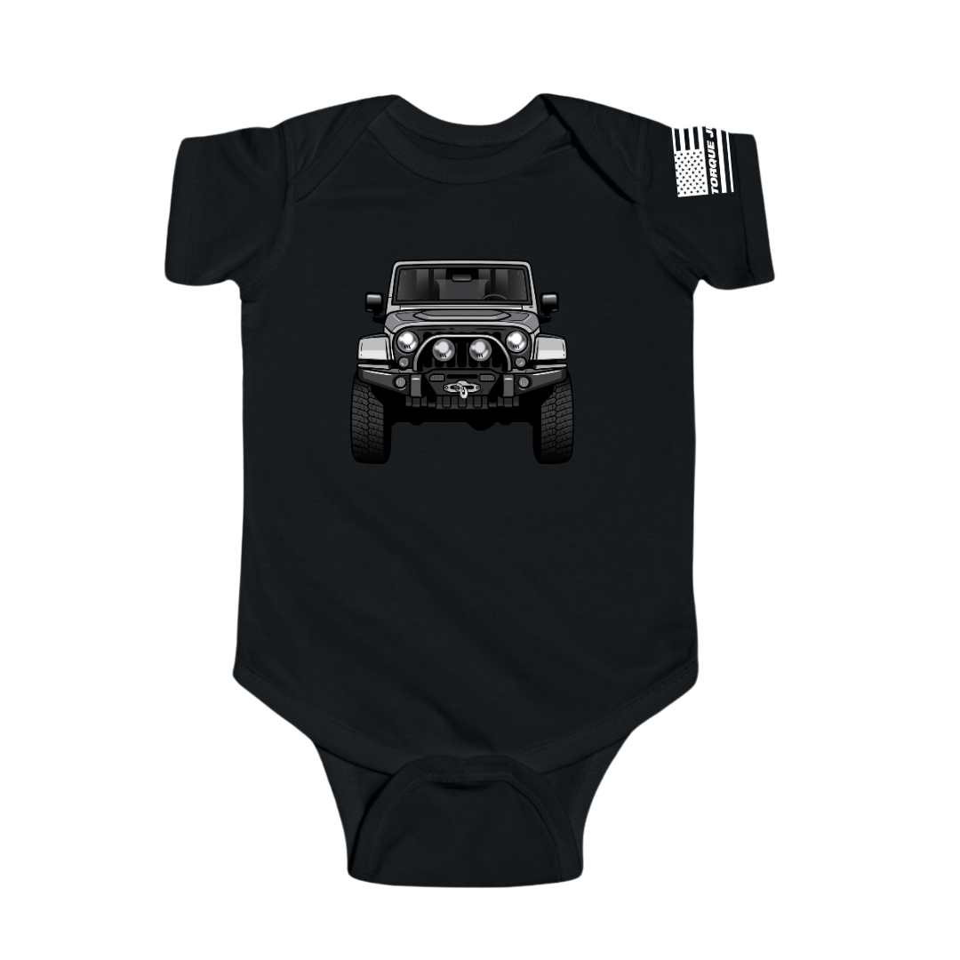 Gray Jeep Wrangler - One Piece