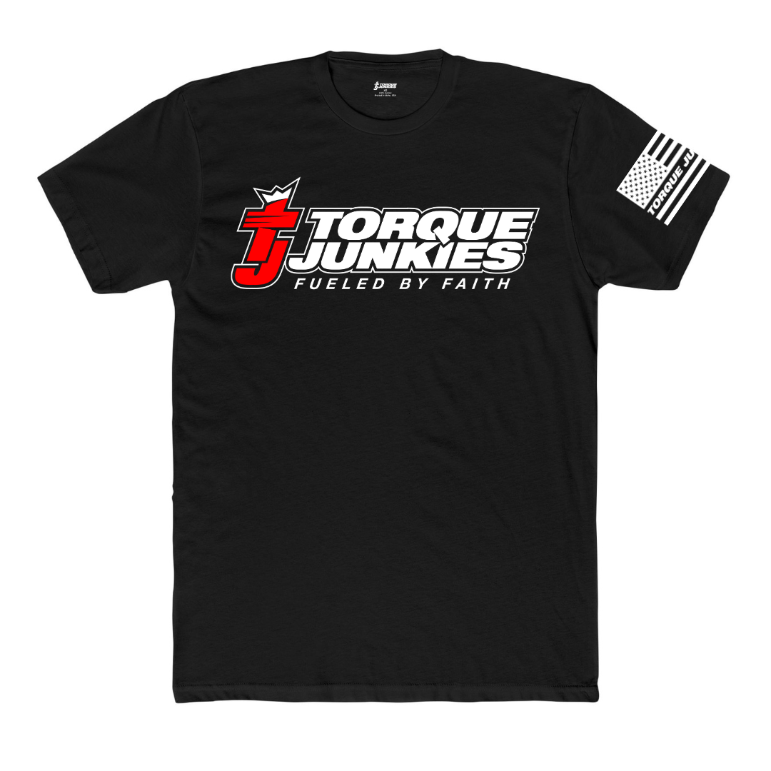 Torque Junkies Fueled By Faith - Premium Tee