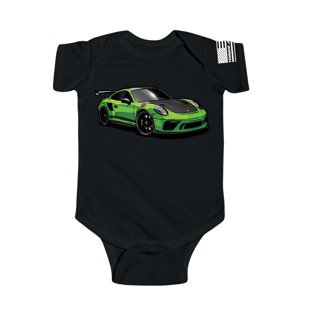 Green Porsche 911 GT3 RS - One-Piece