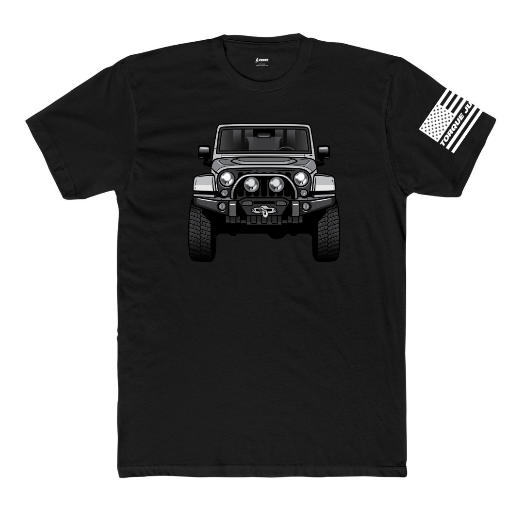 Gray Jeep Wrangler - Premium Tee