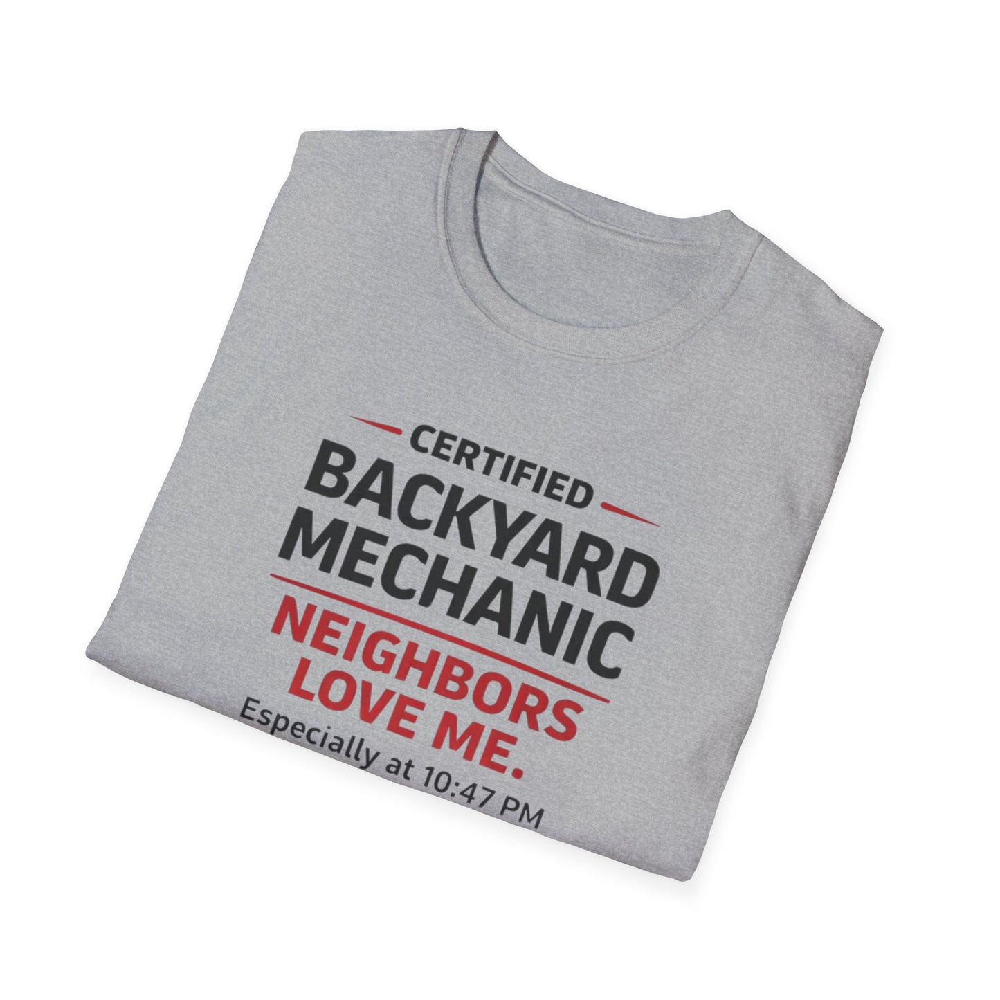 Backyard Mechanic black print T-Shirt