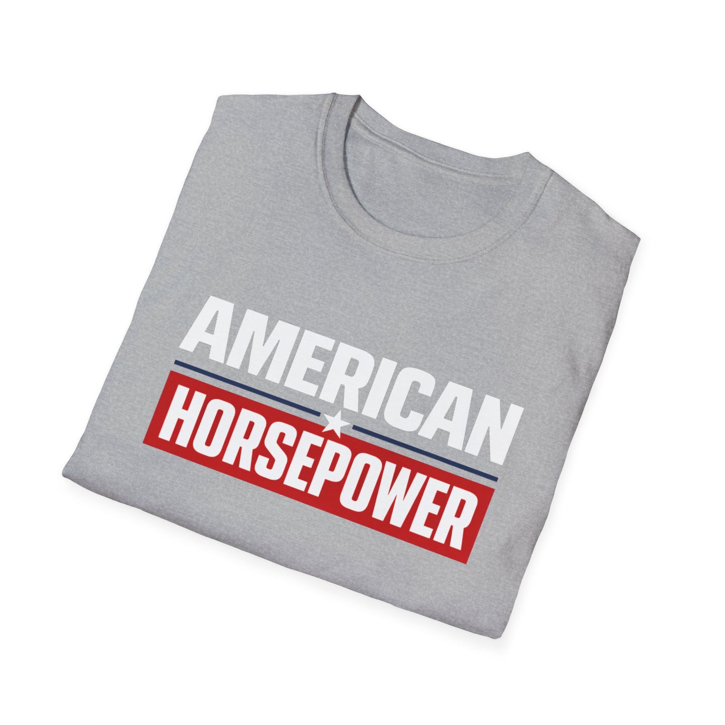 American Horsepower Typography T-Shirt