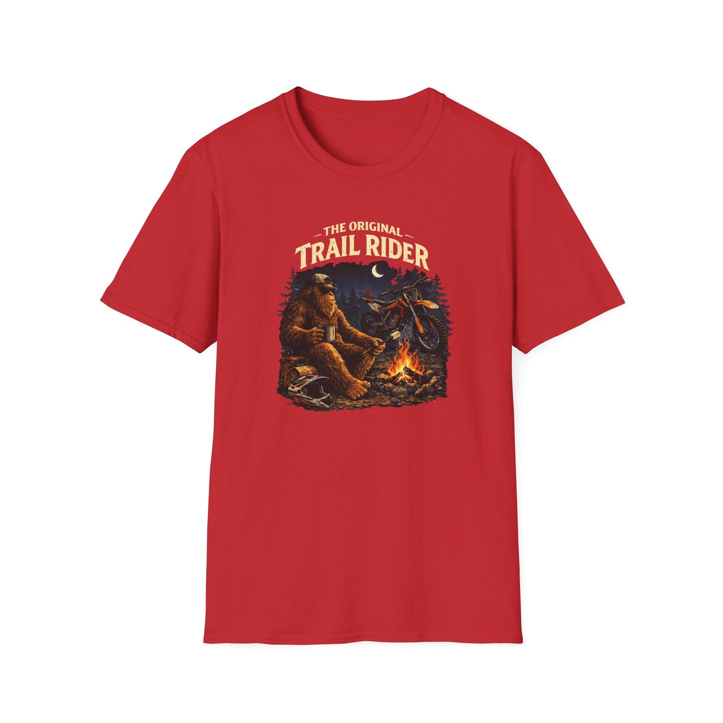 Bigfoot Trail Rider Campfire T-Shirt