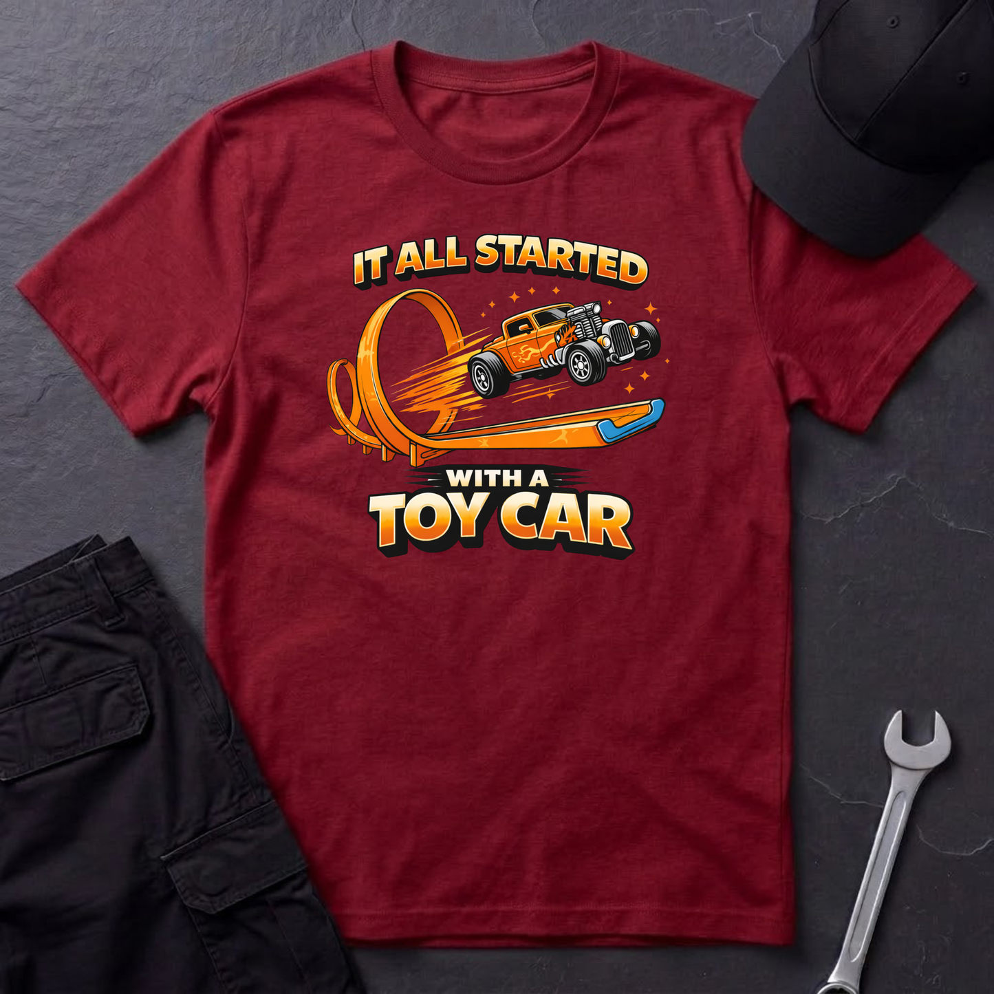 It All Started With A Toy Car T-Shirt