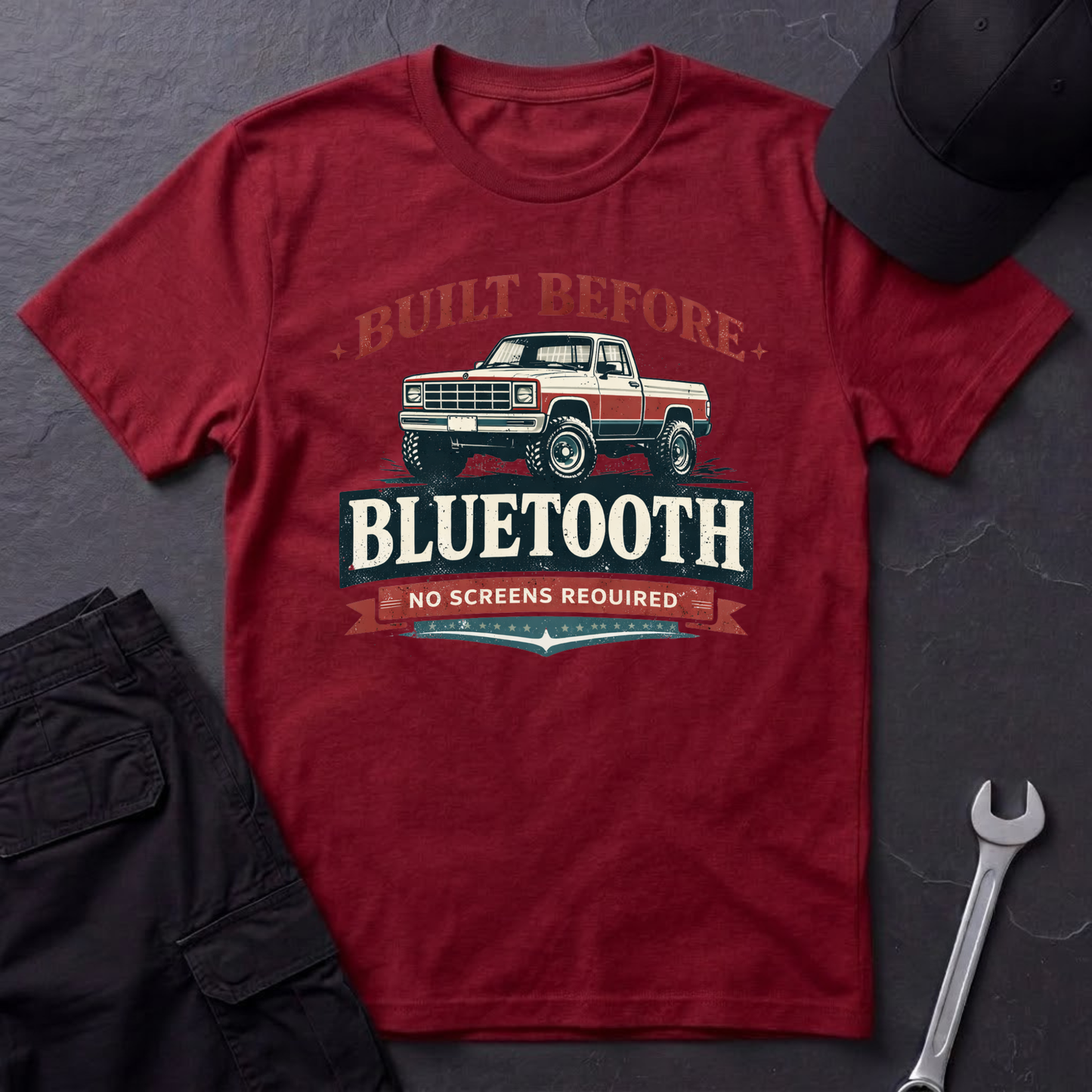 Before Bluetooth Squarebody T-Shirt