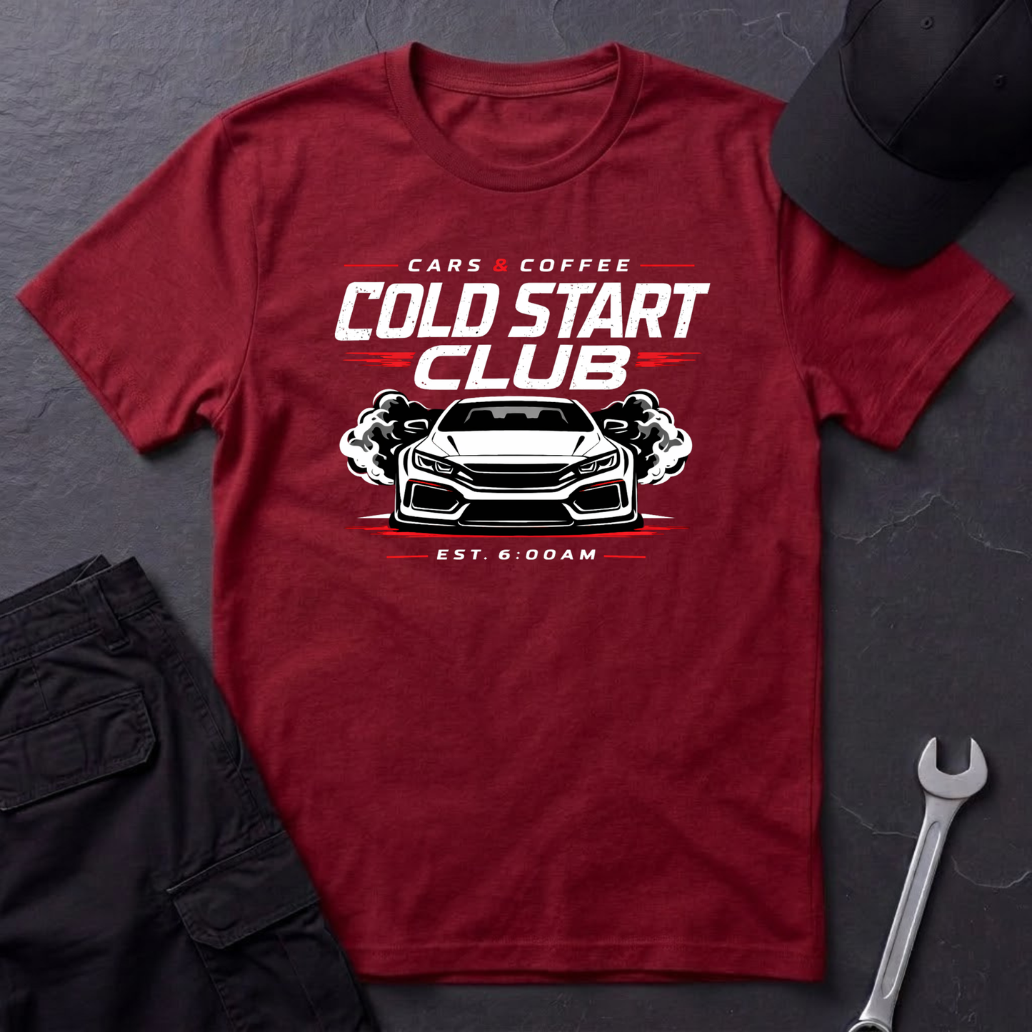 Cold Start Club Est 9:00AM T-Shirt