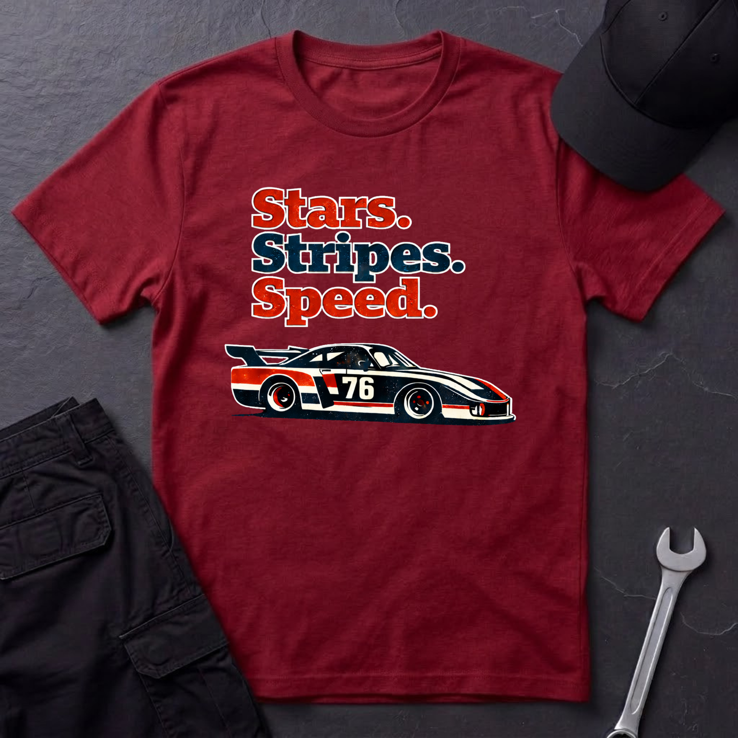 Stars. Stripes. Speed. T-Shirt