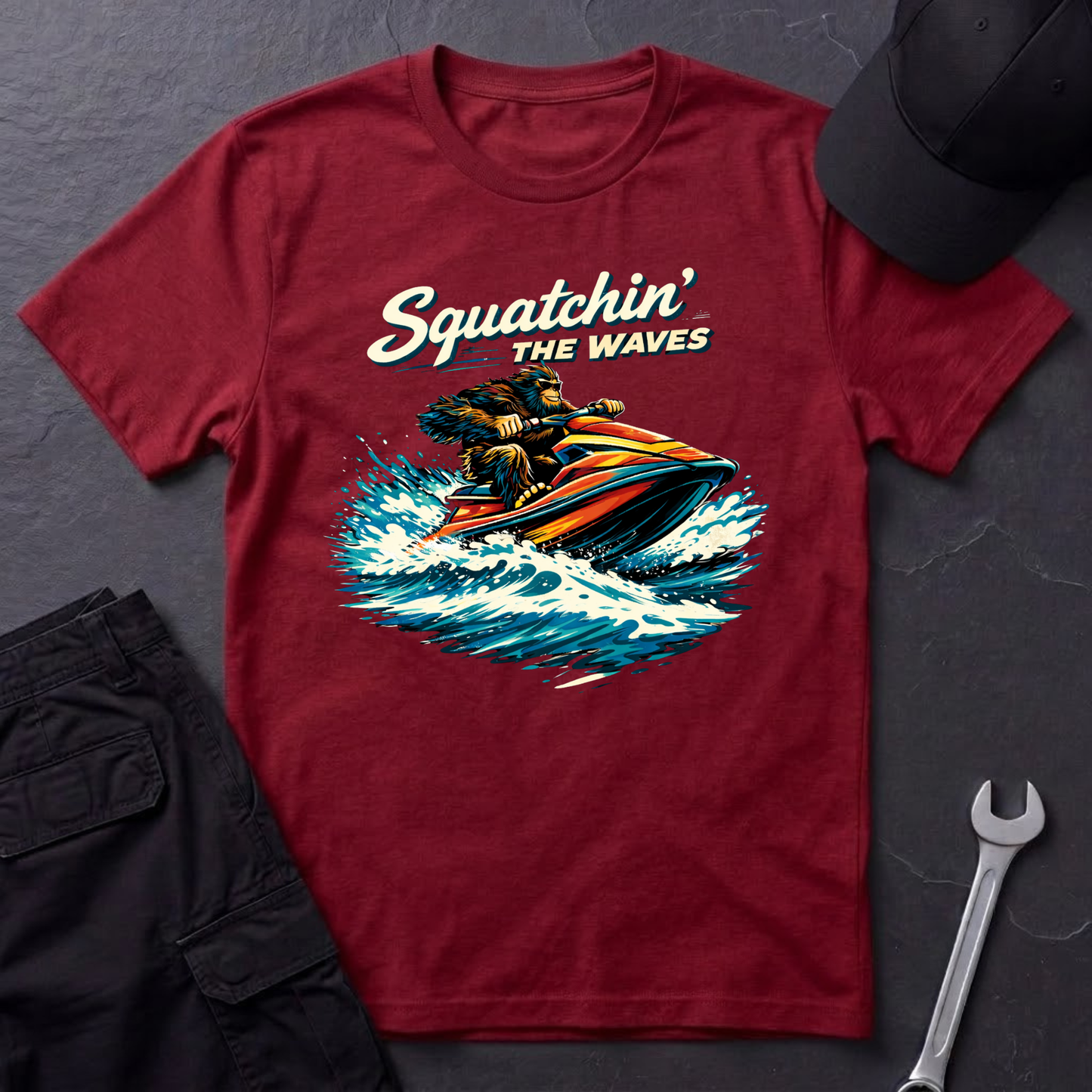 Squatchin' The Waves T-Shirt