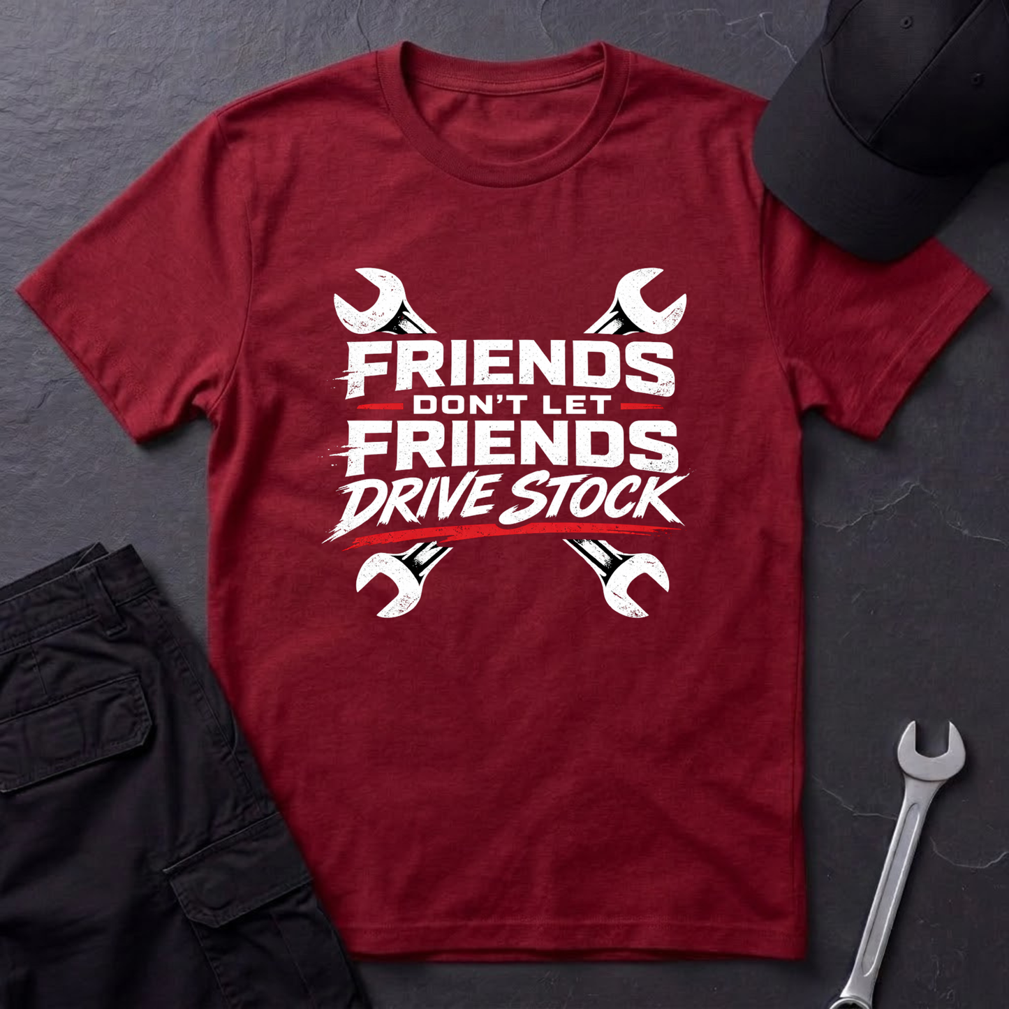 Don't Let Friends Drive Stock T-Shirt