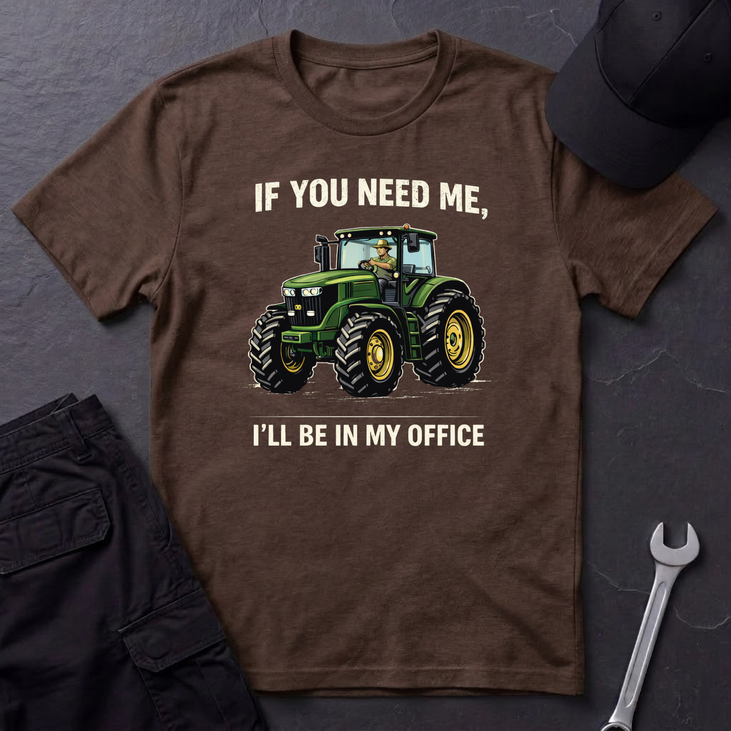 I'll Be In My Office Tractor T-Shirt