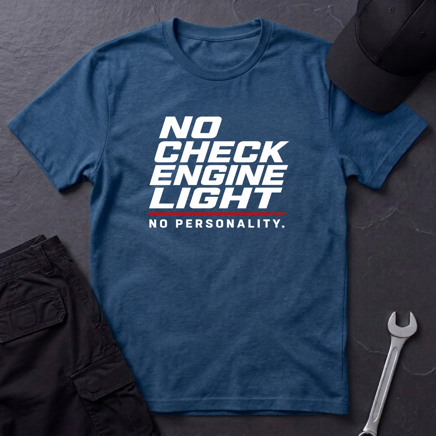 No Check Engine Light T-Shirt