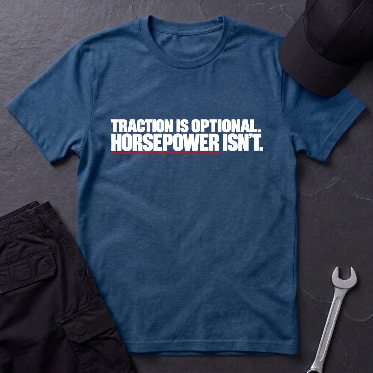 Traction Is Optional. T-Shirt