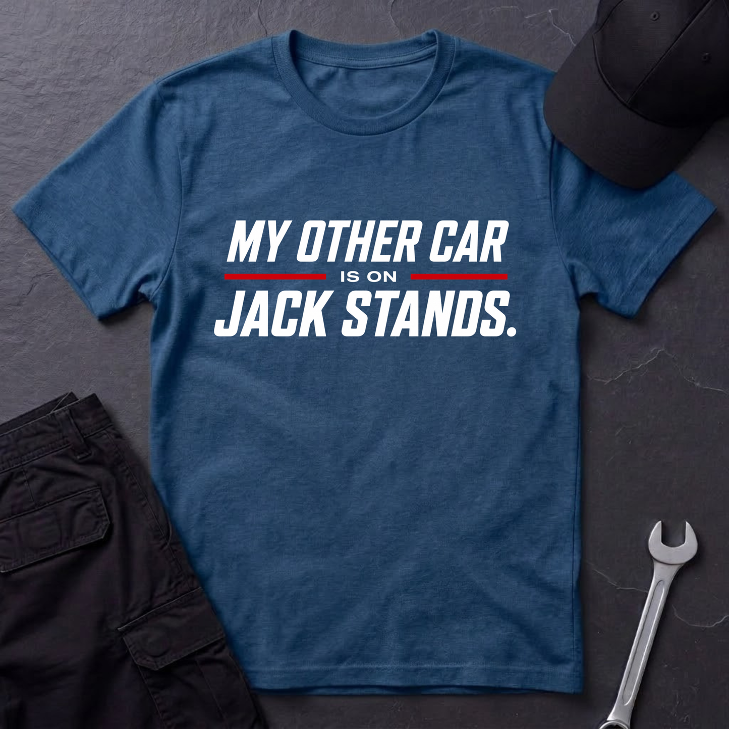 Other Car On Jack Stands T-Shirt