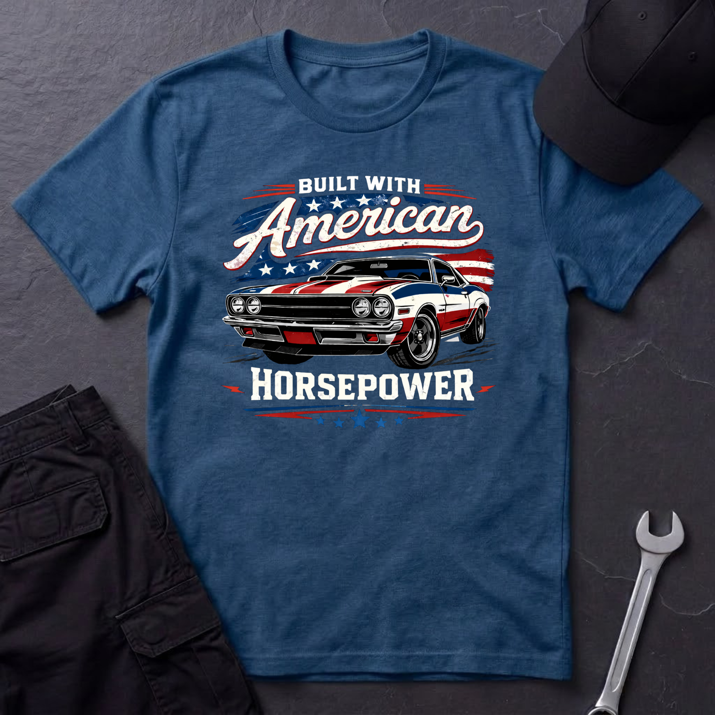 Built With American Horsepower T-Shirt