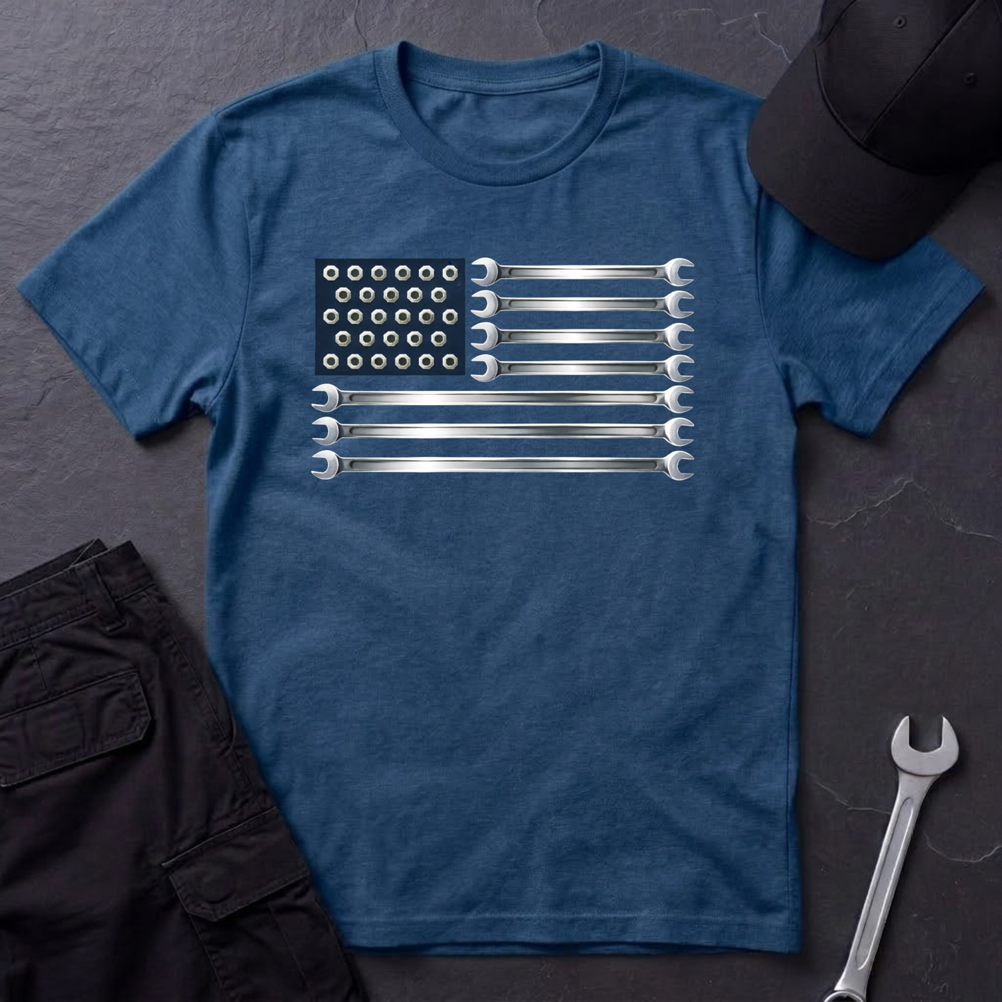 Wrenches American Flag T-Shirt