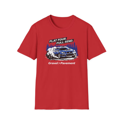 Flat Four. Full Send. T-Shirt