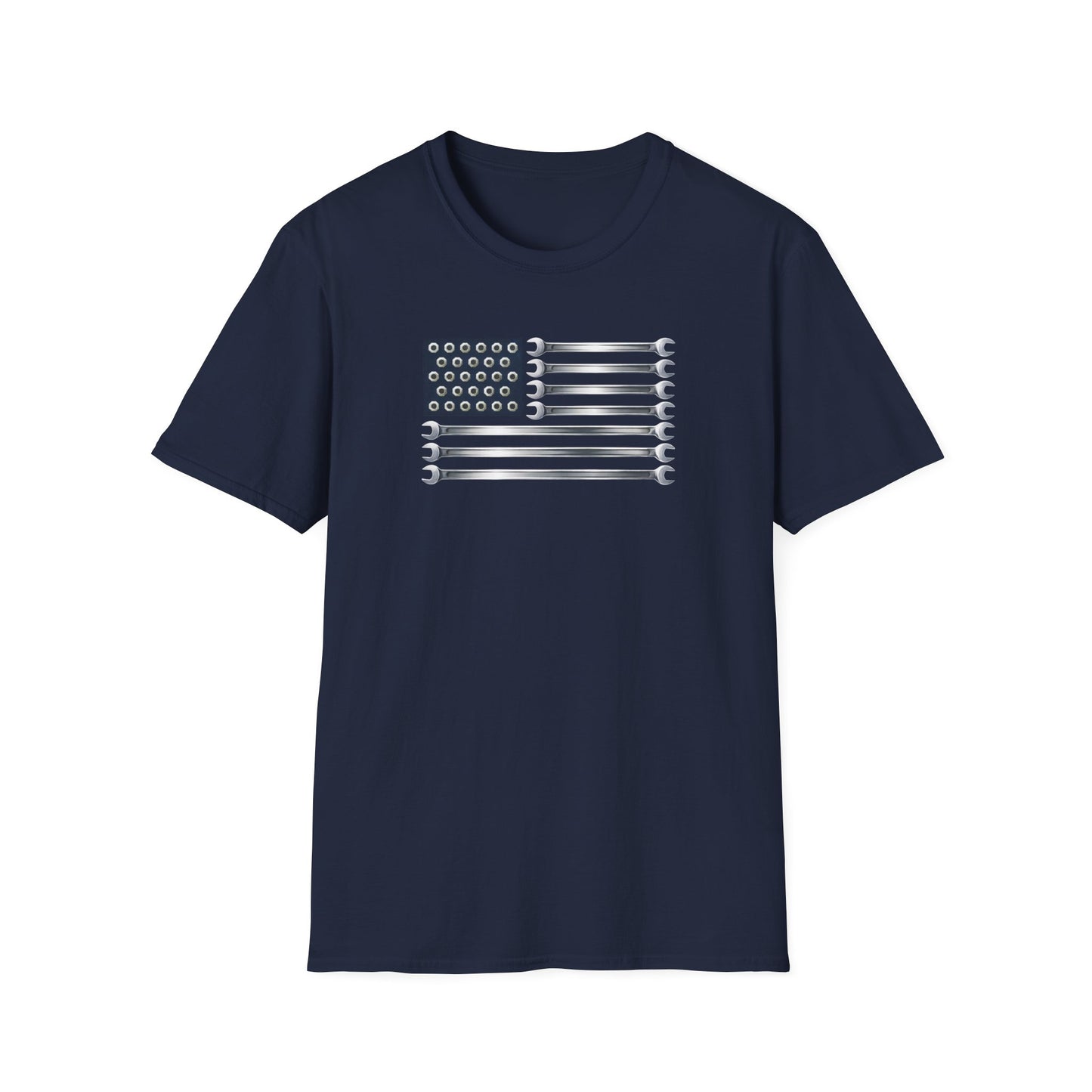 Wrenches American Flag  T-Shirt