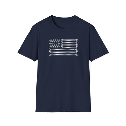 Wrenches American Flag  T-Shirt