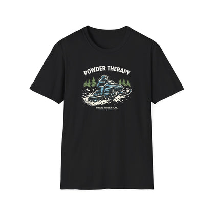 Powder Therapy Snowmobile  T-Shirt