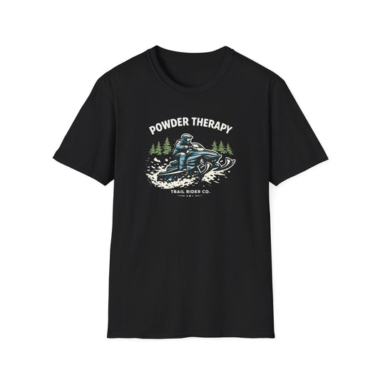 Powder Therapy Snowmobile  T-Shirt
