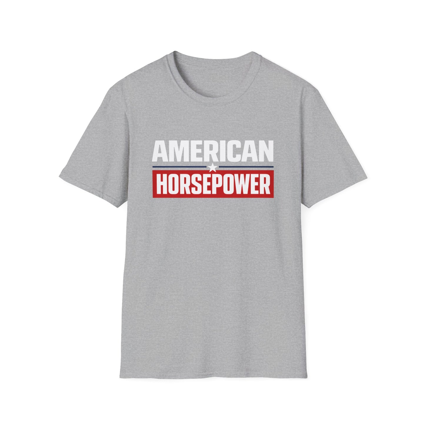 American Horsepower Typography T-Shirt