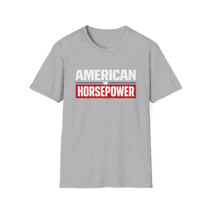 American Horsepower Typography T-Shirt