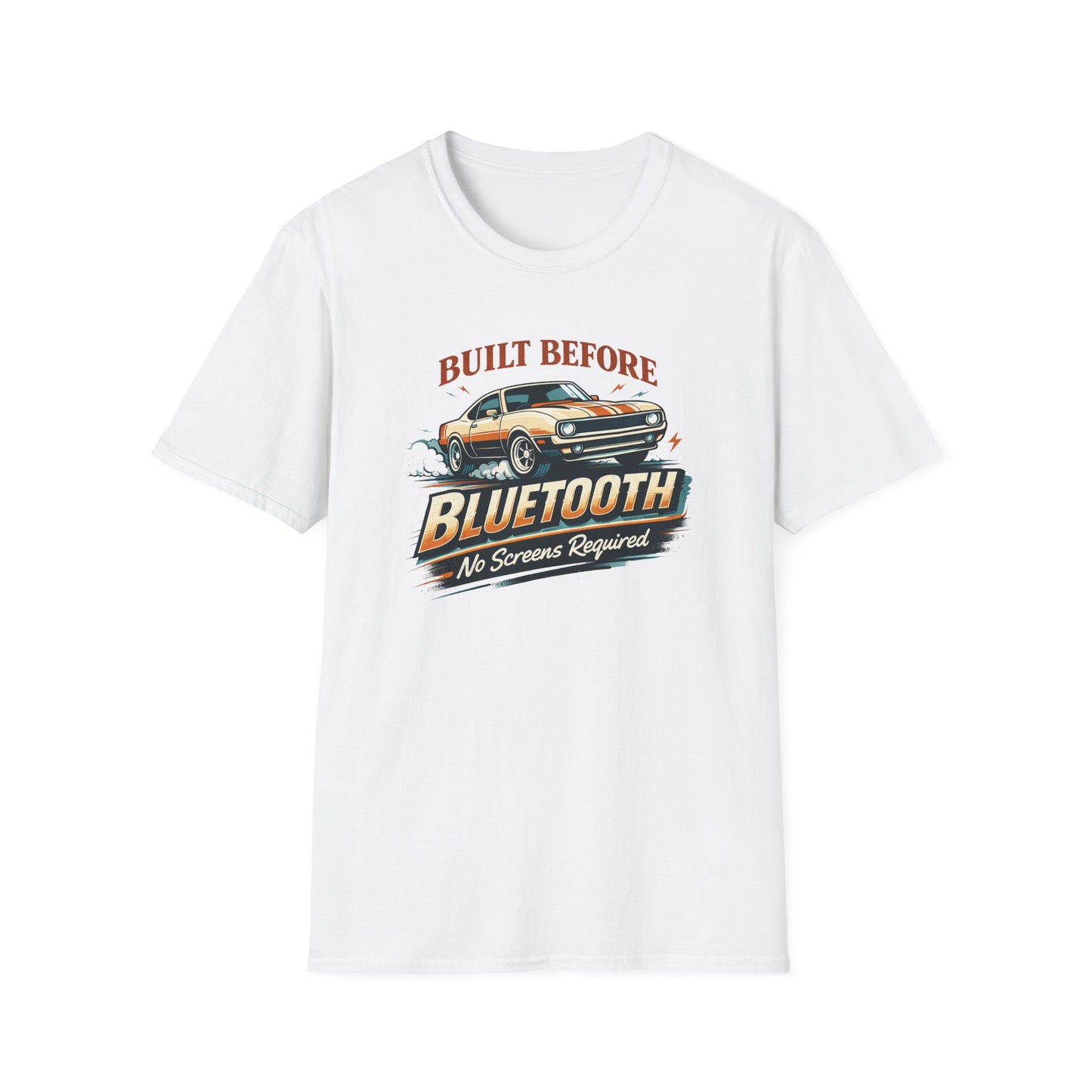 Before Bluetooth Musclecar T-Shirt