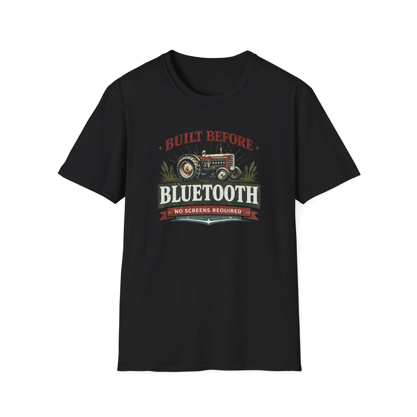 Before Bluetooth Tractor T-Shirt