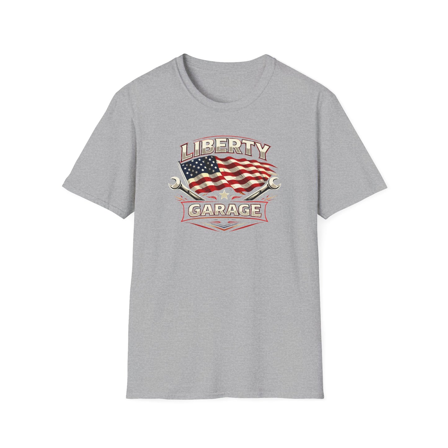 Liberty Garage Flag  T-Shirt