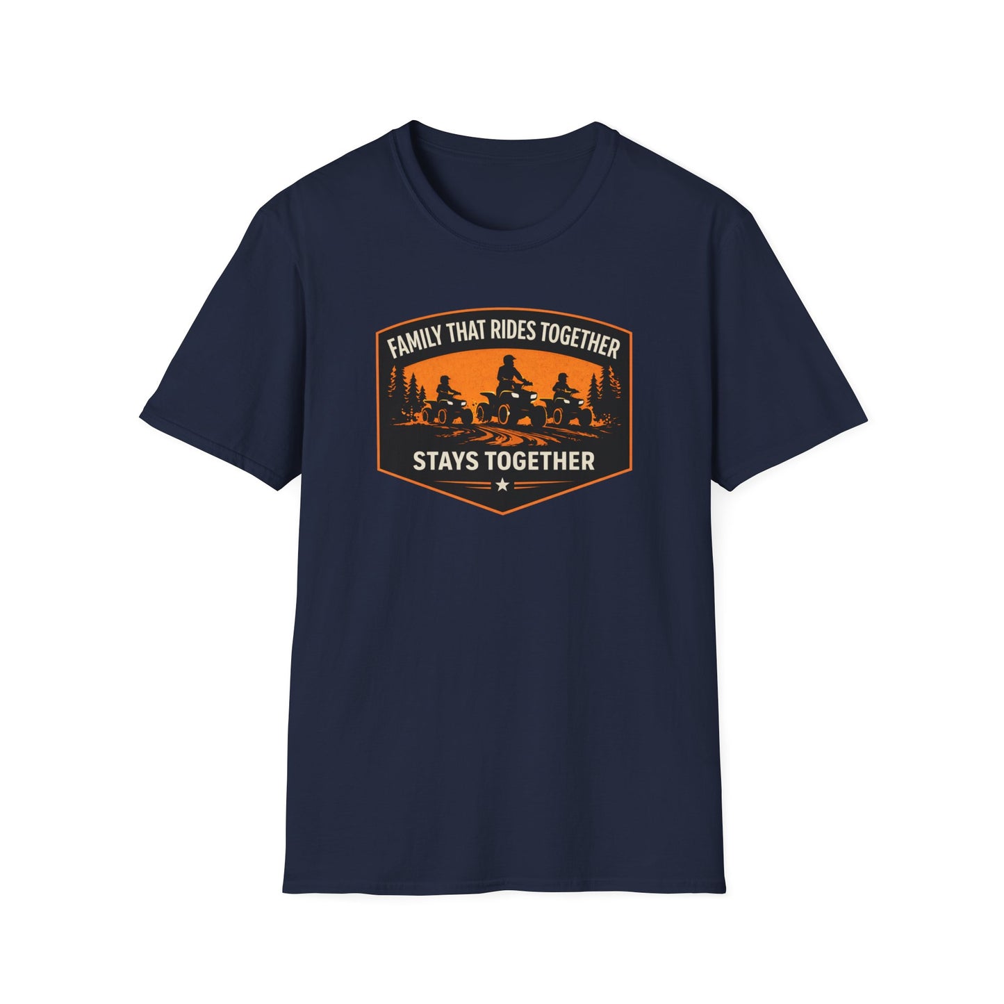 Family That Rides Together Quads T-Shirt