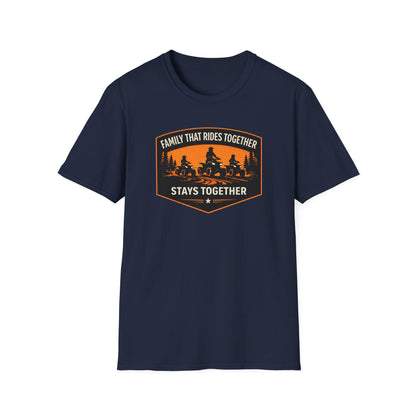 Family That Rides Together Quads T-Shirt