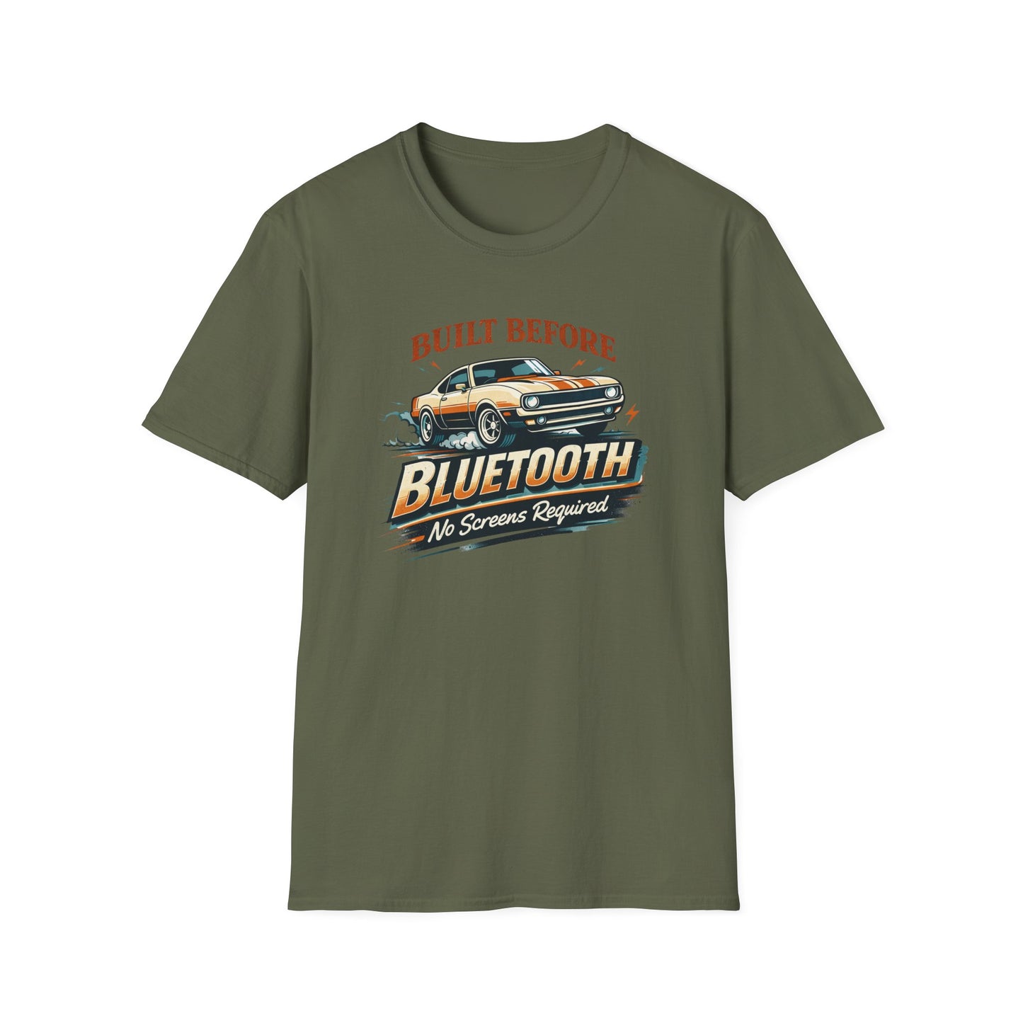 Before Bluetooth Musclecar T-Shirt