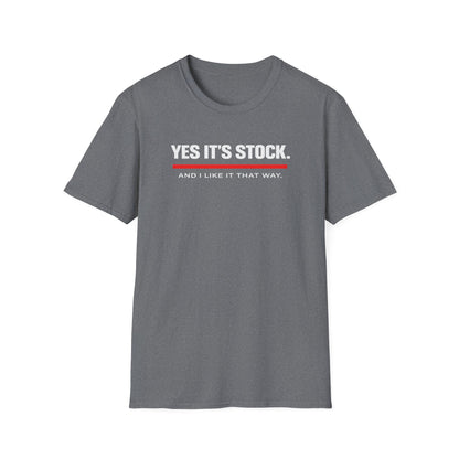 Yes, It's Stock white T-Shirt