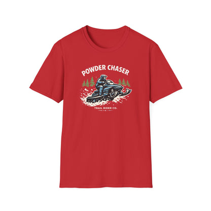 Powder Chaser Snowmobile  T-Shirt