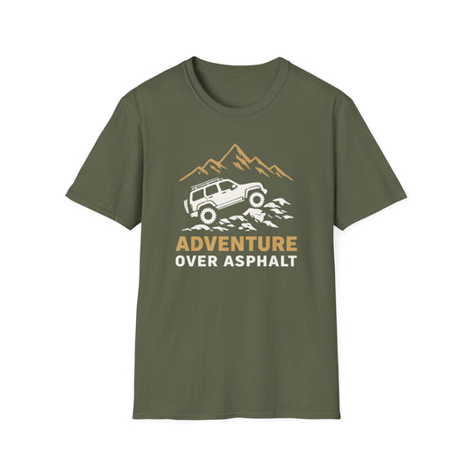 Adventure Over Asphalt T-Shirt