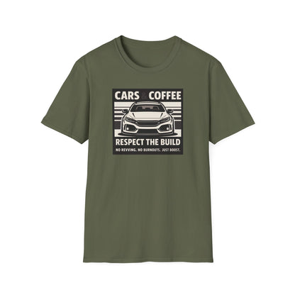 Cars & Coffee Respect The Build T-Shirt