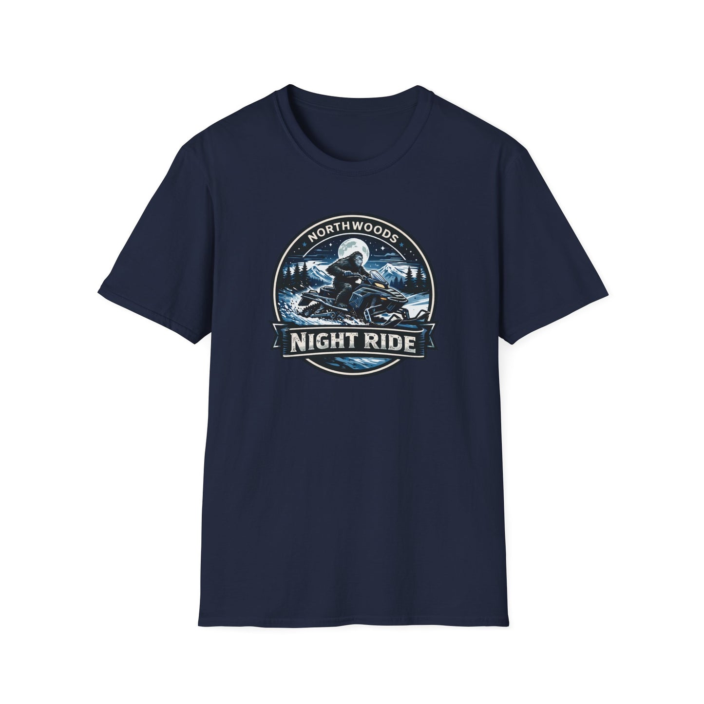Sasquatch Snowmobile Night Ride  T-Shirt