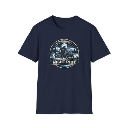 Sasquatch Snowmobile Night Ride  T-Shirt