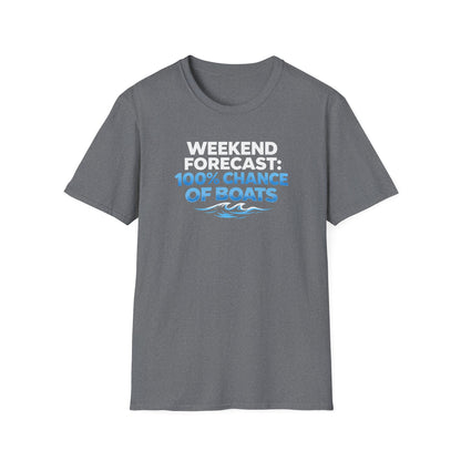 100% Chance Of Boats T-Shirt