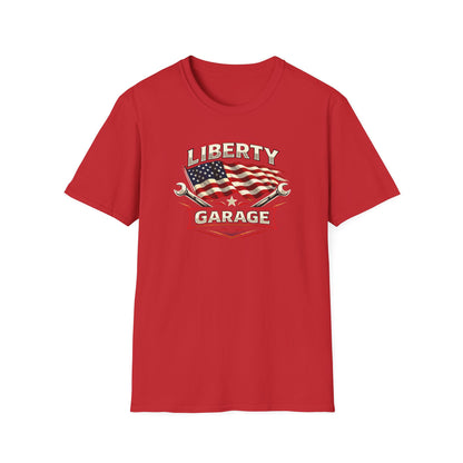 Liberty Garage Flag  T-Shirt