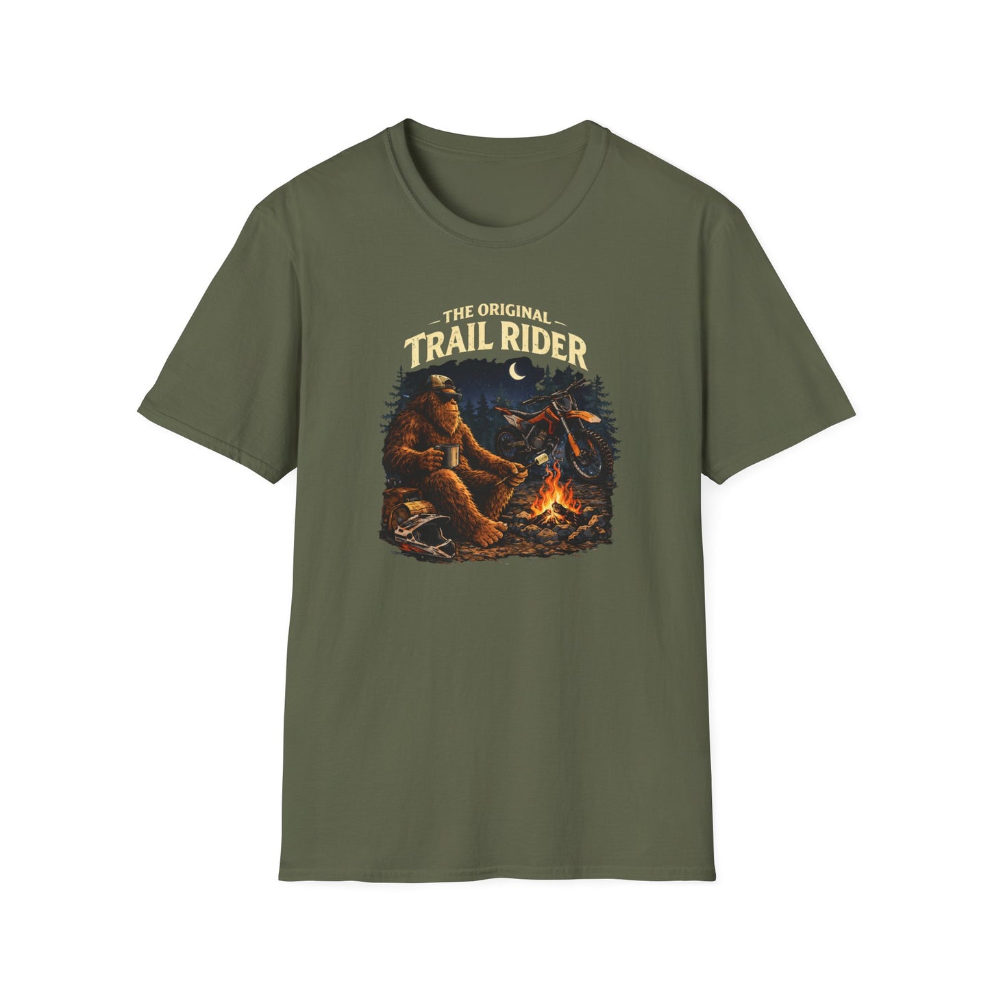 Bigfoot Trail Rider Campfire T-Shirt