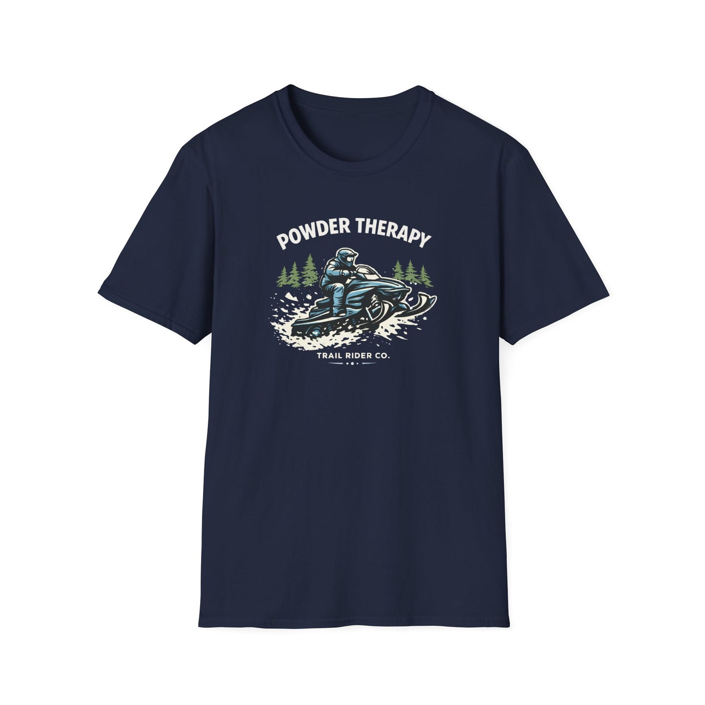 Powder Therapy Snowmobile  T-Shirt