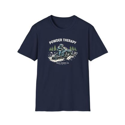 Powder Therapy Snowmobile  T-Shirt