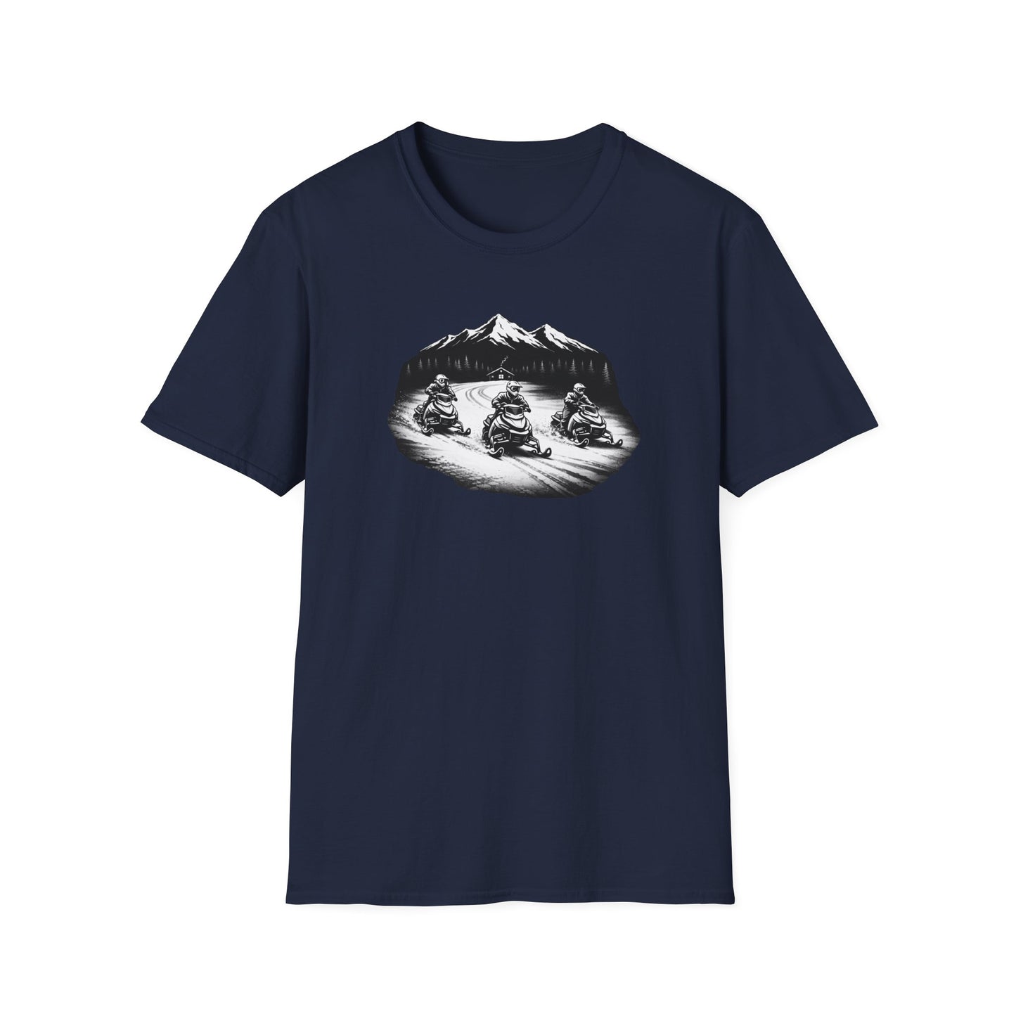Snowmobile Night Ride  T-Shirt
