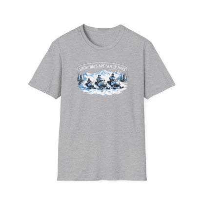 Snow Days Are Family Days  T-Shirt