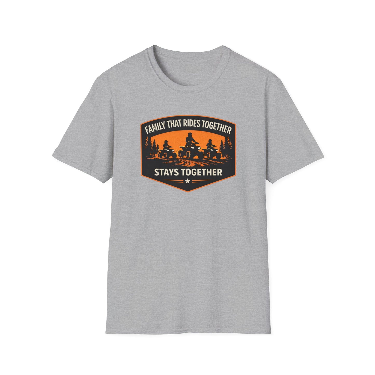 Family That Rides Together Quads T-Shirt