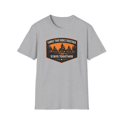 Family That Rides Together Quads T-Shirt