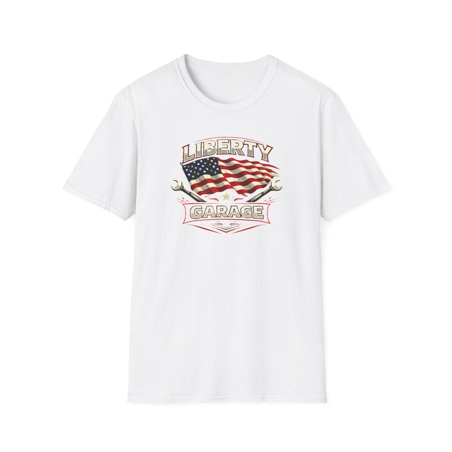 Liberty Garage Flag  T-Shirt